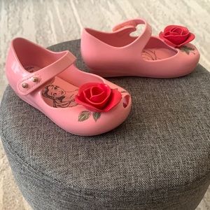 Mini Melissa Disney Beauty and the Beast shoes baby/toddler size 6